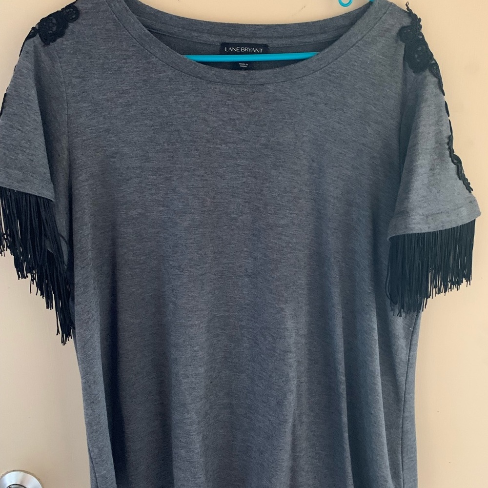 Lane Bryant fringe top